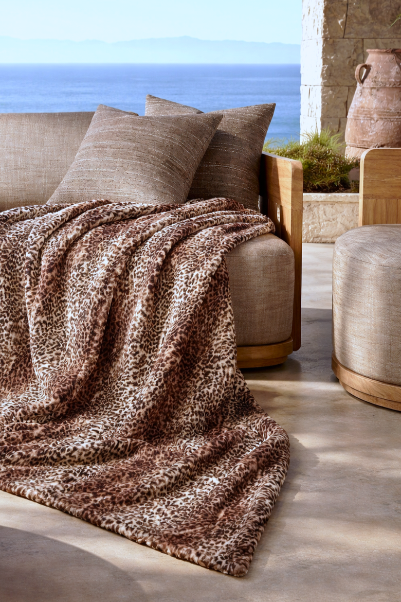 San Diego Faux Fur Throw Blanket, Alternate, color, Cheetah