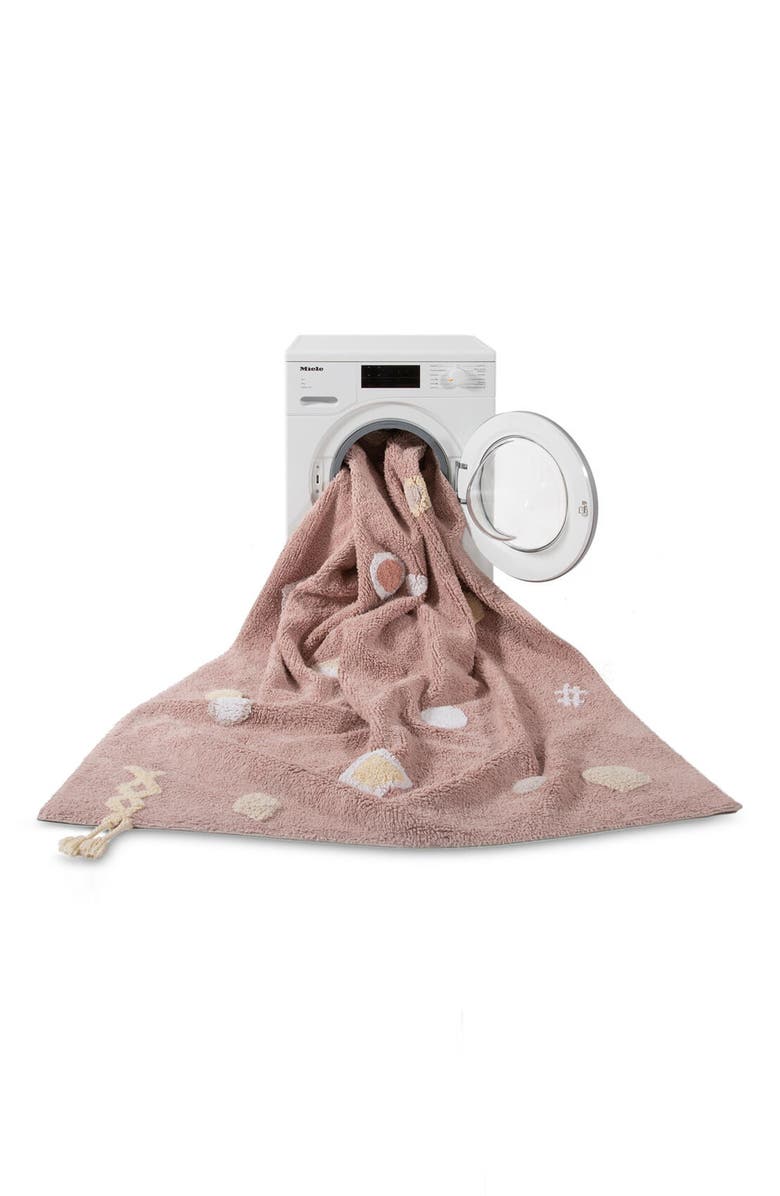 Lorena Canals Noah Washable Cotton Blend Tassel Rug, Alternate, color,