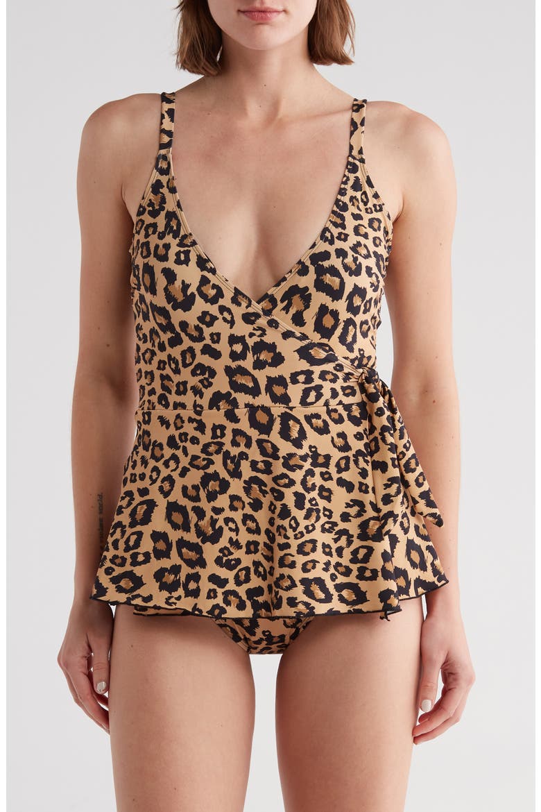 wrap swim dress 365 Faux-Wrap Swim Nwt Chic And Elegant Swimwear Plus Size Swimsuits, Woman, blue,