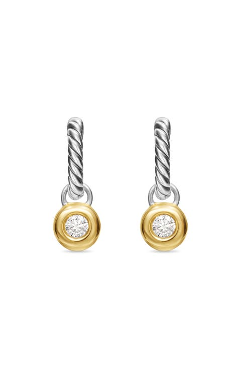 Petite Cable Huggie Hoop Earrings