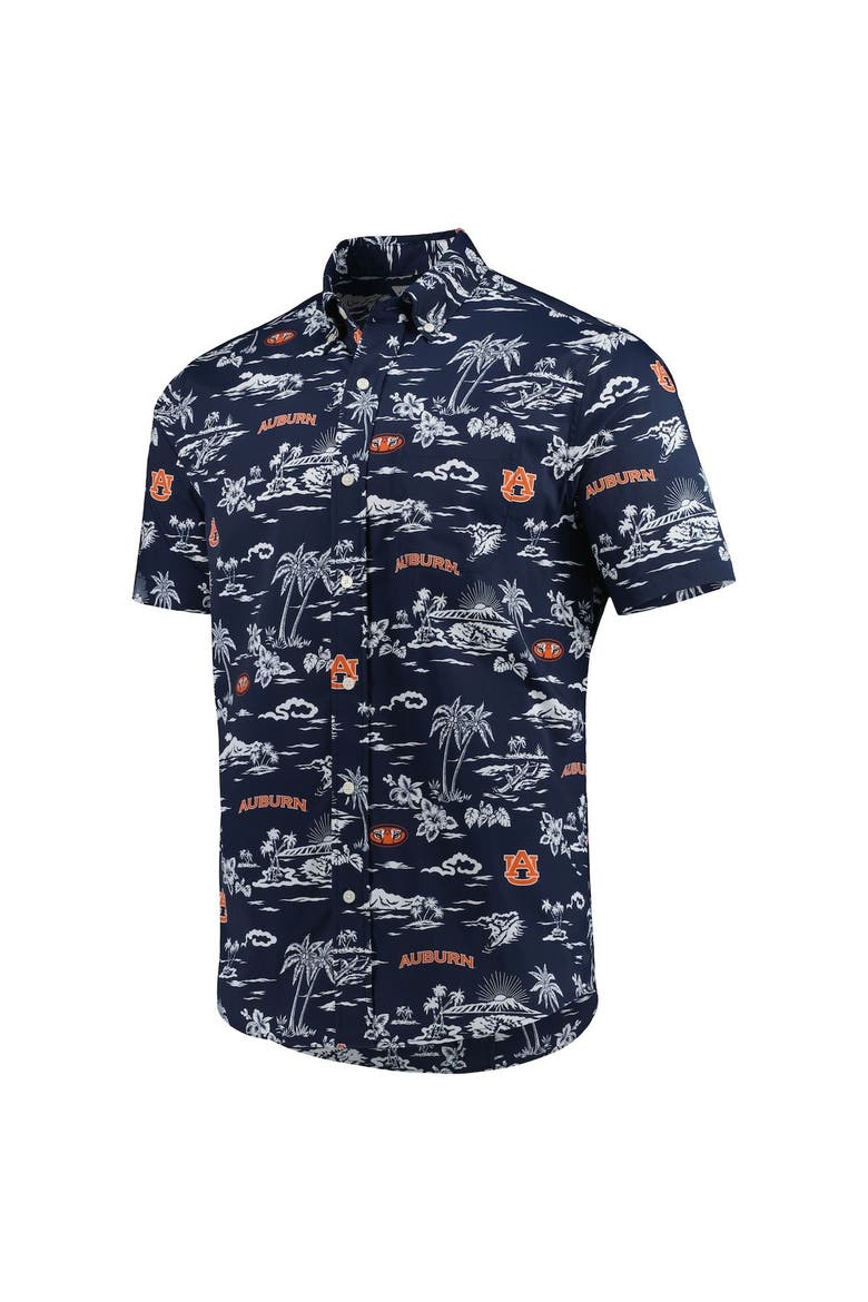 Men's Reyn Spooner Navy Auburn Tigers Classic Button-Down Shirt, Alternate, color, Navy