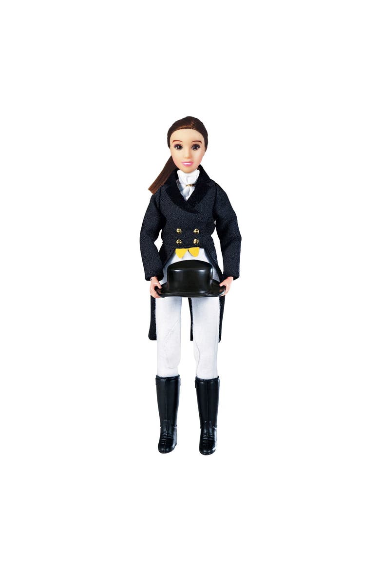 Traditonal Megan Dressage Horse Rider 8" Toy Figure, Main, color, Multicolored