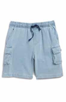 Andy & Evan Kids' Drawstring Knit Denim Shorts