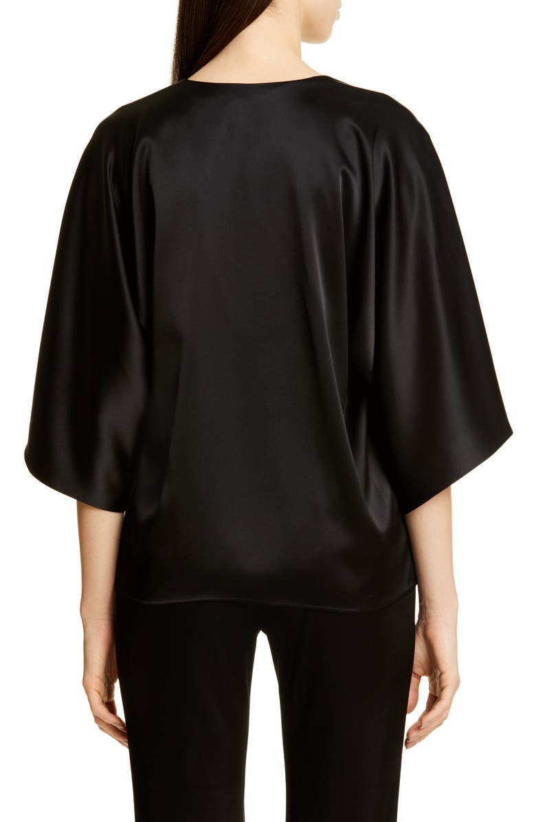 St. John Collection Lightweight Liquid Satin Top, Alternate, color, 