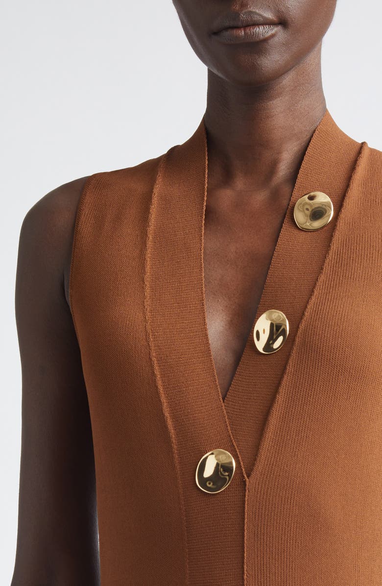 Altuzarra Axia Maxi Sweater Dress, Alternate, color, 000258 Toffee