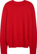 LOULOU DE SAISON Ditto Fine Knit Cashmere Crewneck Sweater