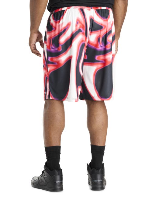 Reebok Big & Tall Performance Transitional Basketball Shorts In Black
