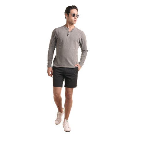 Peter Manning Tech Shorts In Black