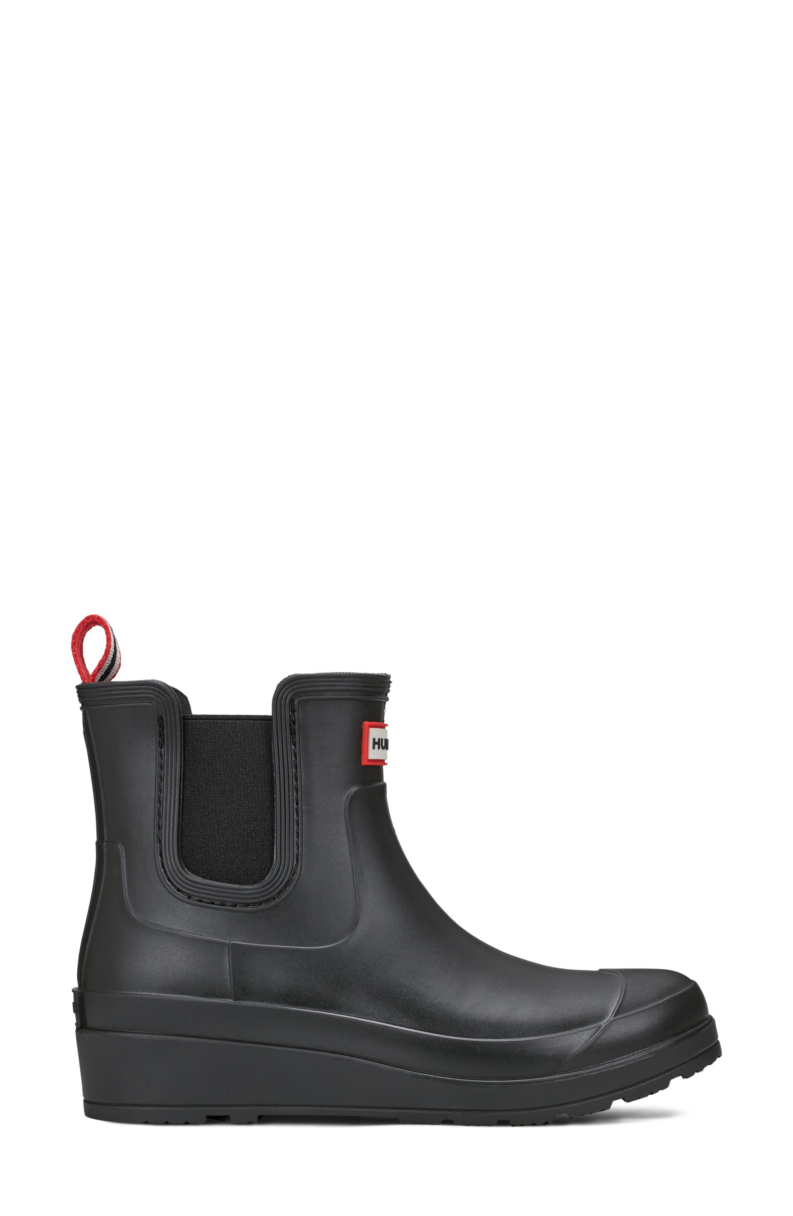 Hunter Tabitha Chelsea Waterproof Rain Boot, Alternate, color, Black/ Black