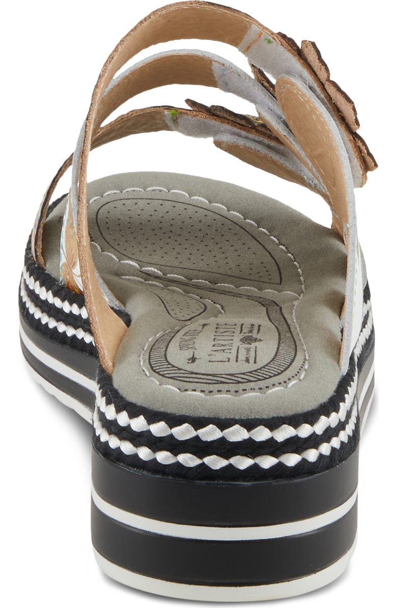 L'Artiste by Spring Step Naomi Platform Slide Sandal, Alternate, color, Tan Multi