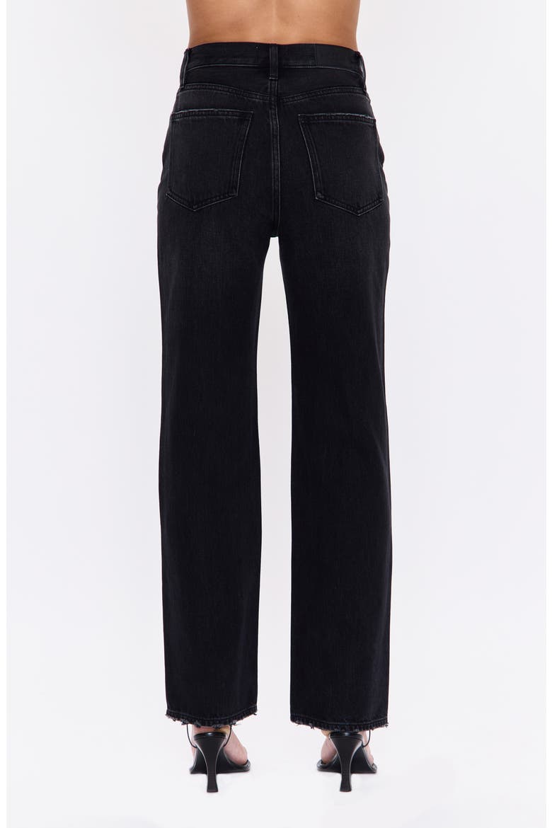 Cassie High Waist Crop Straight Leg Jeans, Alternate, color, STORMY