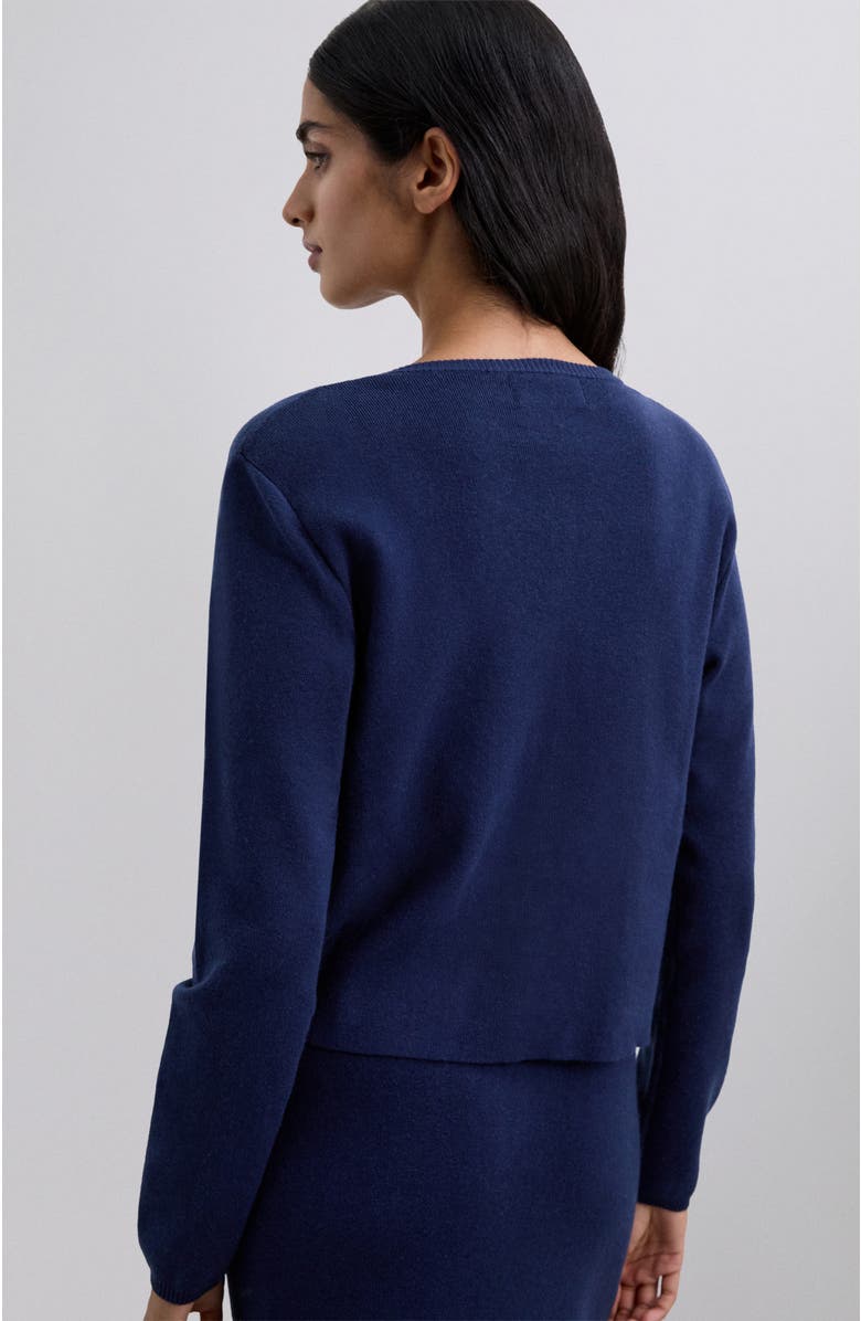 Scalpers Casualknitset Cardigan, Alternate, color, Navy