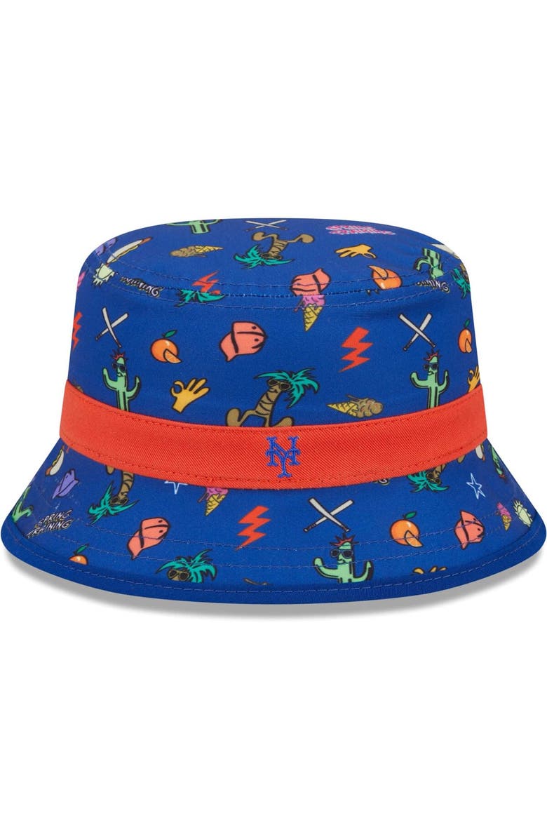 New Era Toddler New Era Royal New York Mets Spring Training Icon Bucket Hat, Main, color, 