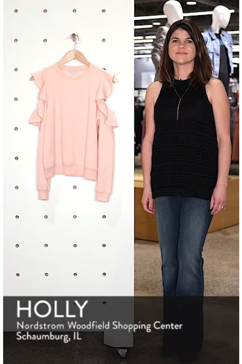 Gracie Cold Shoulder Sweatshirt video