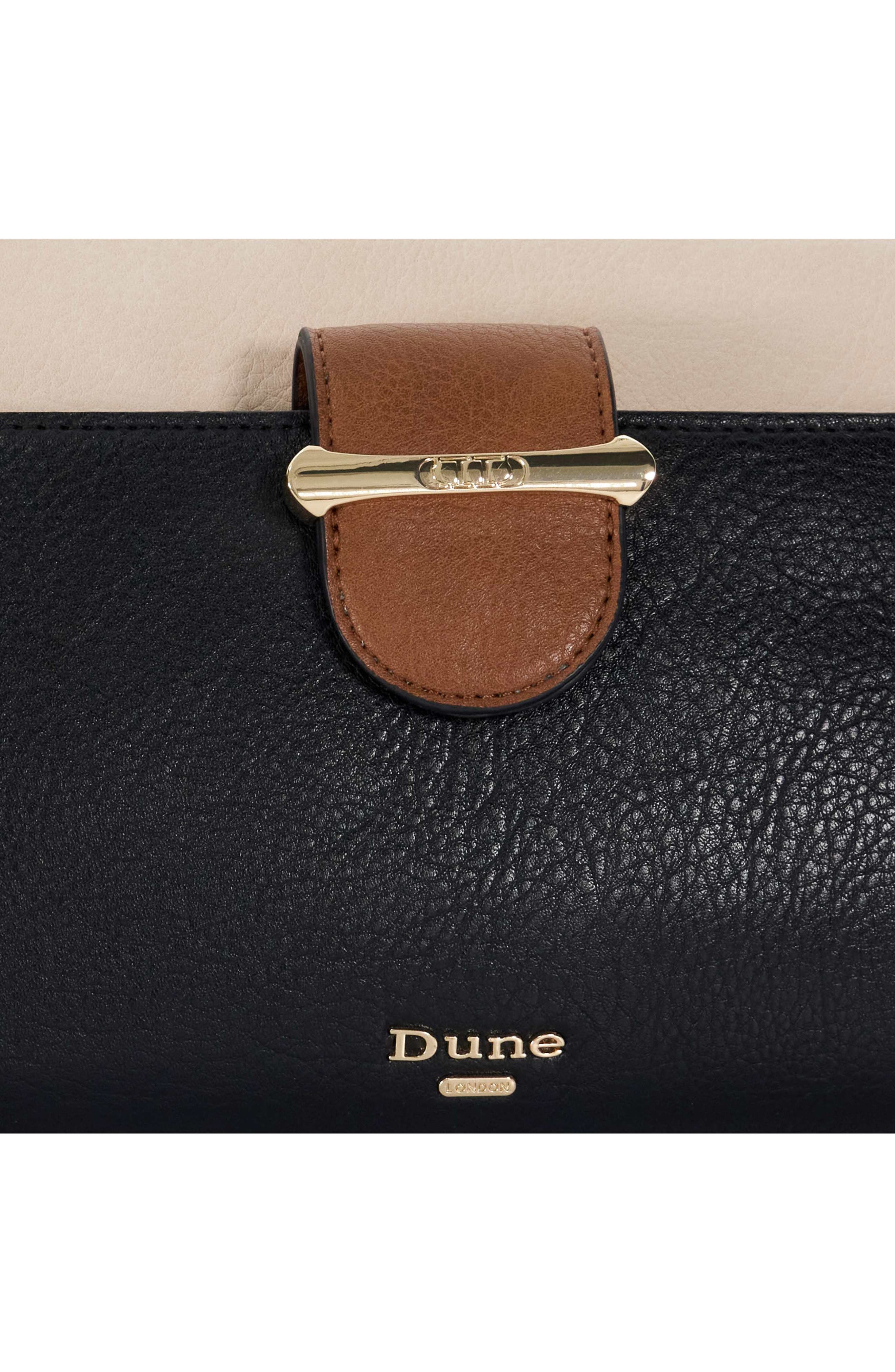 Dune London Darlino Crossbody Bag, Alternate, color, Black/ White