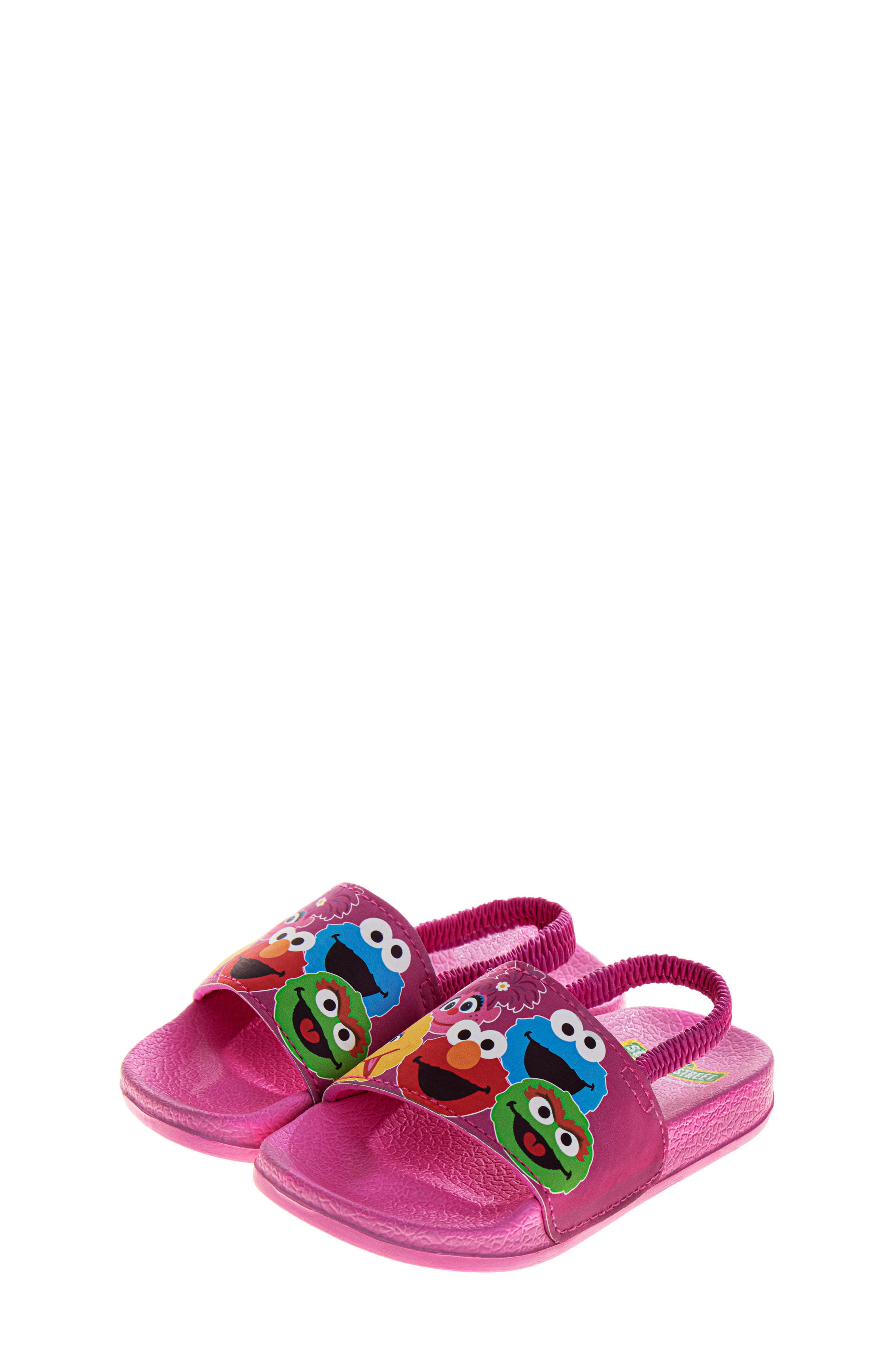 JOSMO Kids' Sesame Street Slingback Sandal, Alternate, color, Pink