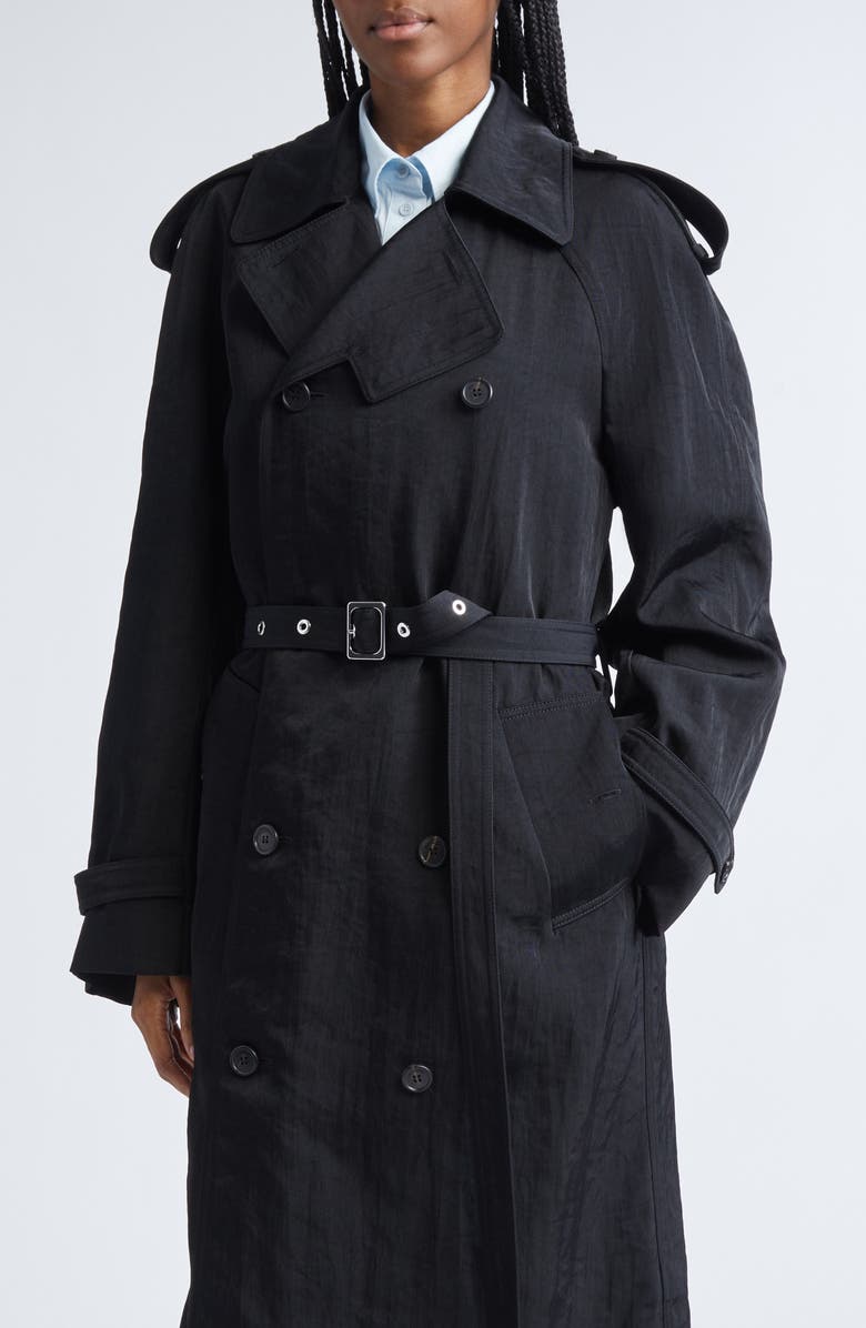 JW Anderson Trench Coat, Alternate, color, Black