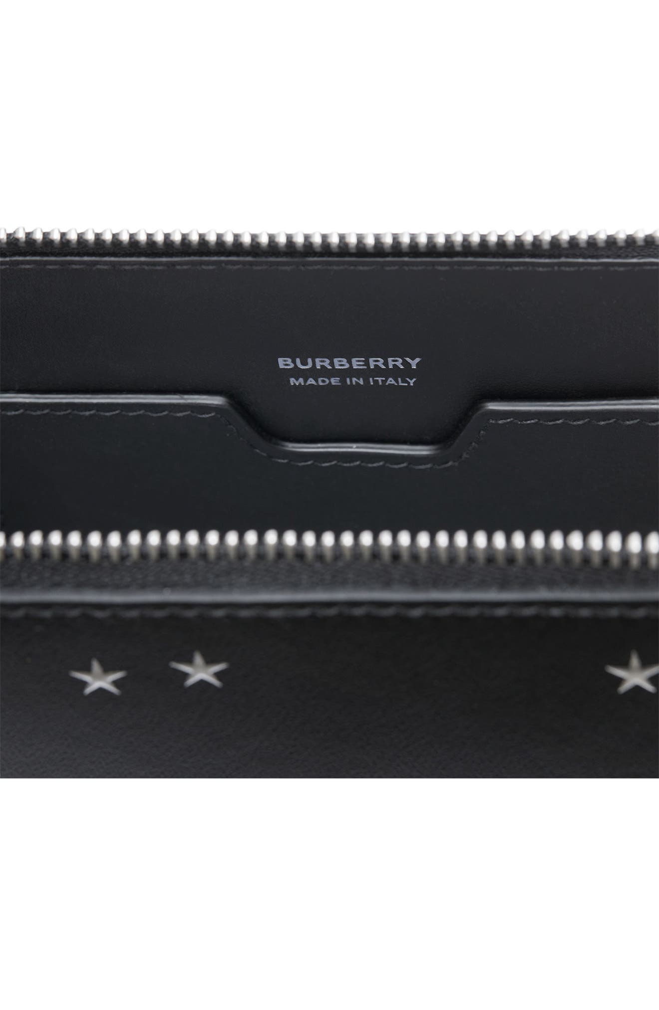 Burberry Star TB Logo Leather Crossbody Bag, Alternate, color, 