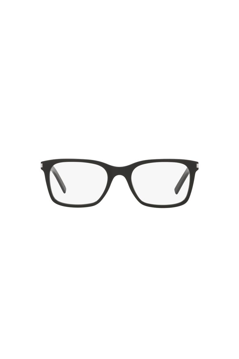 54mm Rectangle optical glasses, Alternate, color, Black