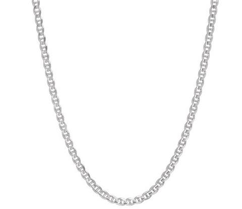 Sterling Silver Thick Flat Link Chain