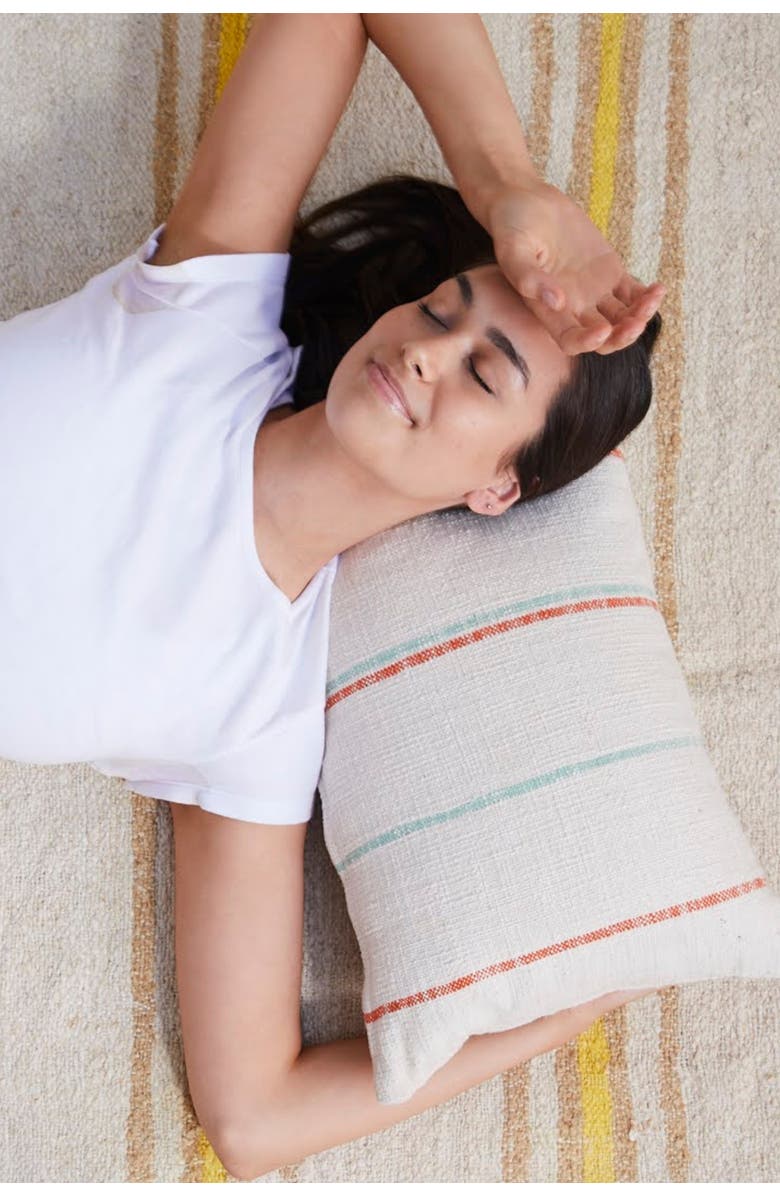 Pillowpia Minton Lumbar Pillow Cover, Alternate, color, Poppy