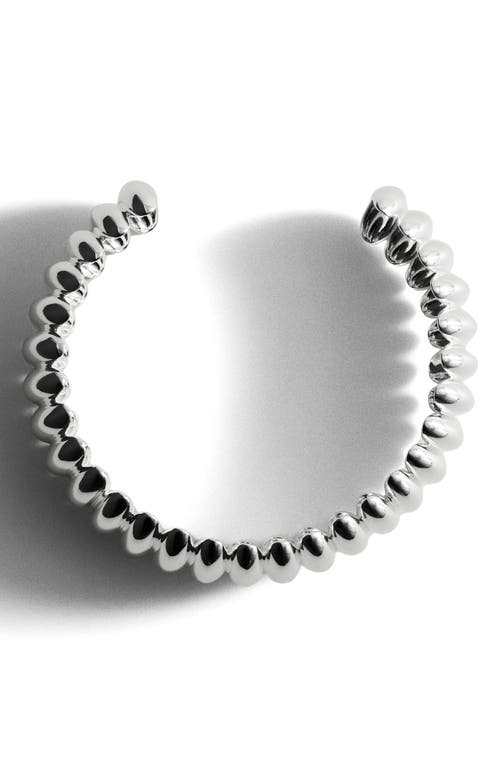 Mango X Kaia Gerber Ridge Embossed Choker Necklace In Gold