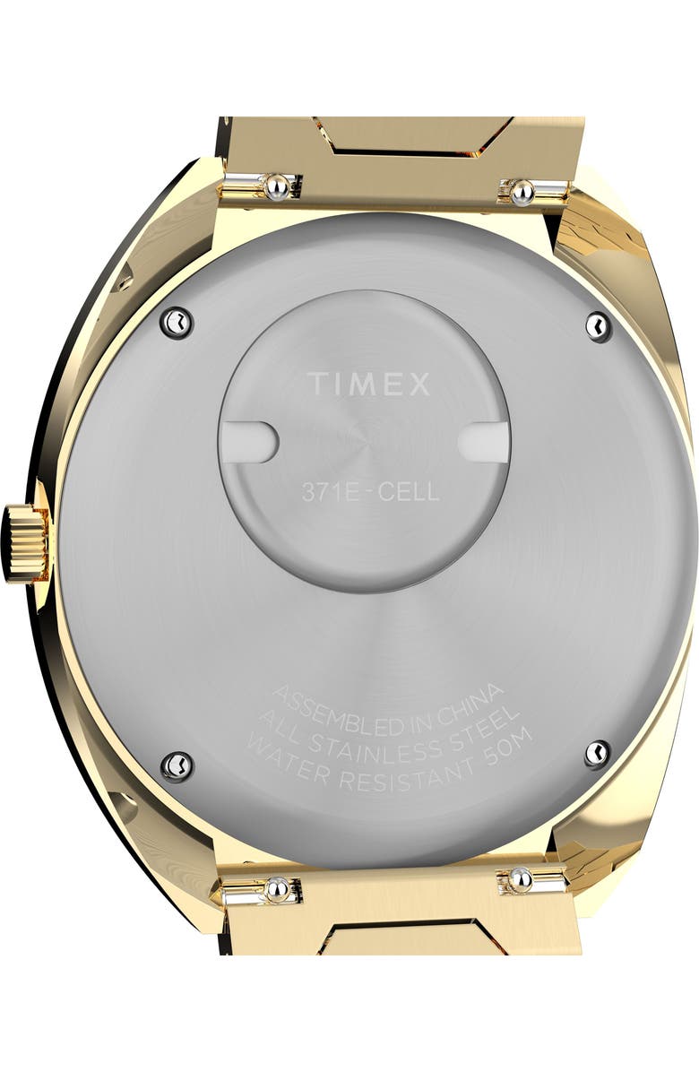 Timex<sup>®</sup> Q 1972 Time Machine Reissue Bracelet Watch, 39mm, Alternate, color, Brown