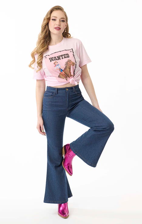 High Rise Flare Jeans