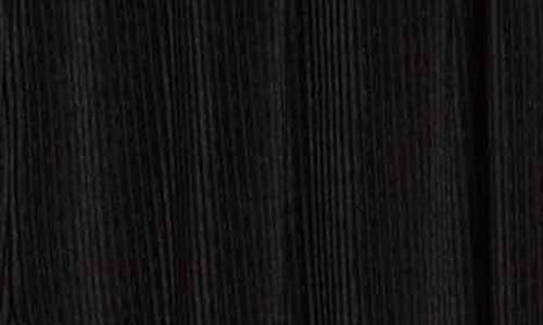 Ellen Tracy Plissé Wide Leg Pants In Black