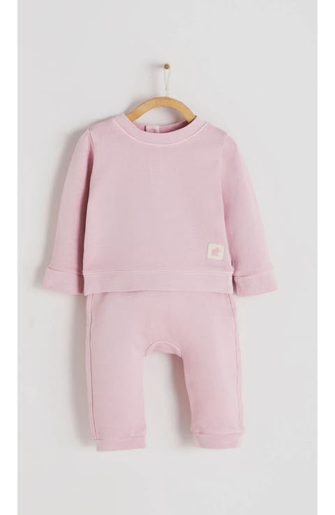 Premium Cotton Essentials Sweatshirt Baby Set for Infant