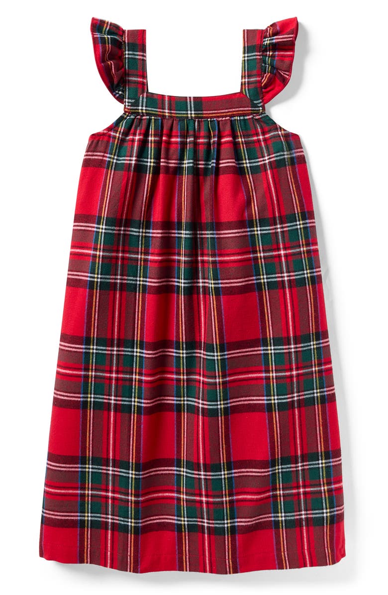 Petite Plume Kids' Clara Sleeveless Nightgown, Main, color, Red