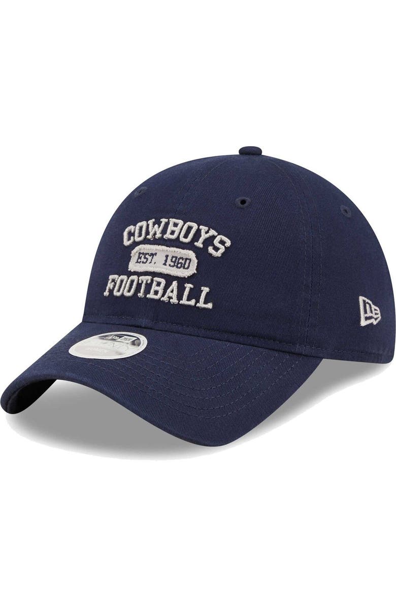 New Era Women's New Era Navy Dallas Cowboys Formed 9TWENTY Adjustable Hat, Main, color, 