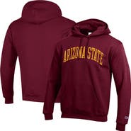 Champion Men's Champion  Maroon Arizona State Sun Devils Basic Arch Fleece Pullover Hoodie