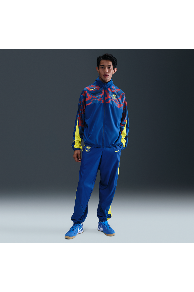 Men's Nike Blue Barcelona Special Edition Woven Pants, Main, color, Blue