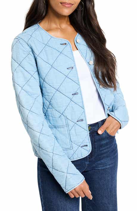 NIC+ZOE Quilted Denim Jacket