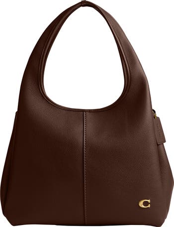 Lana Polished Pebble Leather Shoulder Bag