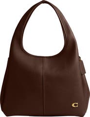 COACH Lana Polished Pebble Leather Shoulder Bag