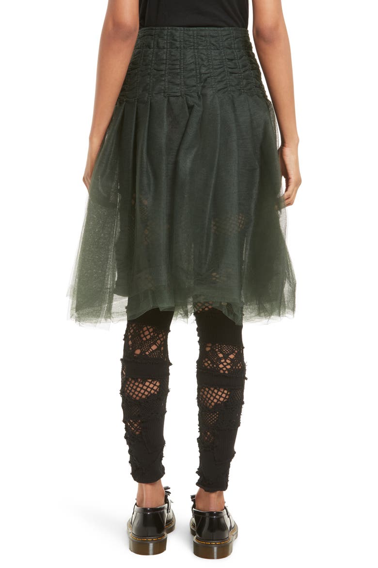 Tulle Skirt, Alternate, color, KHAKI
