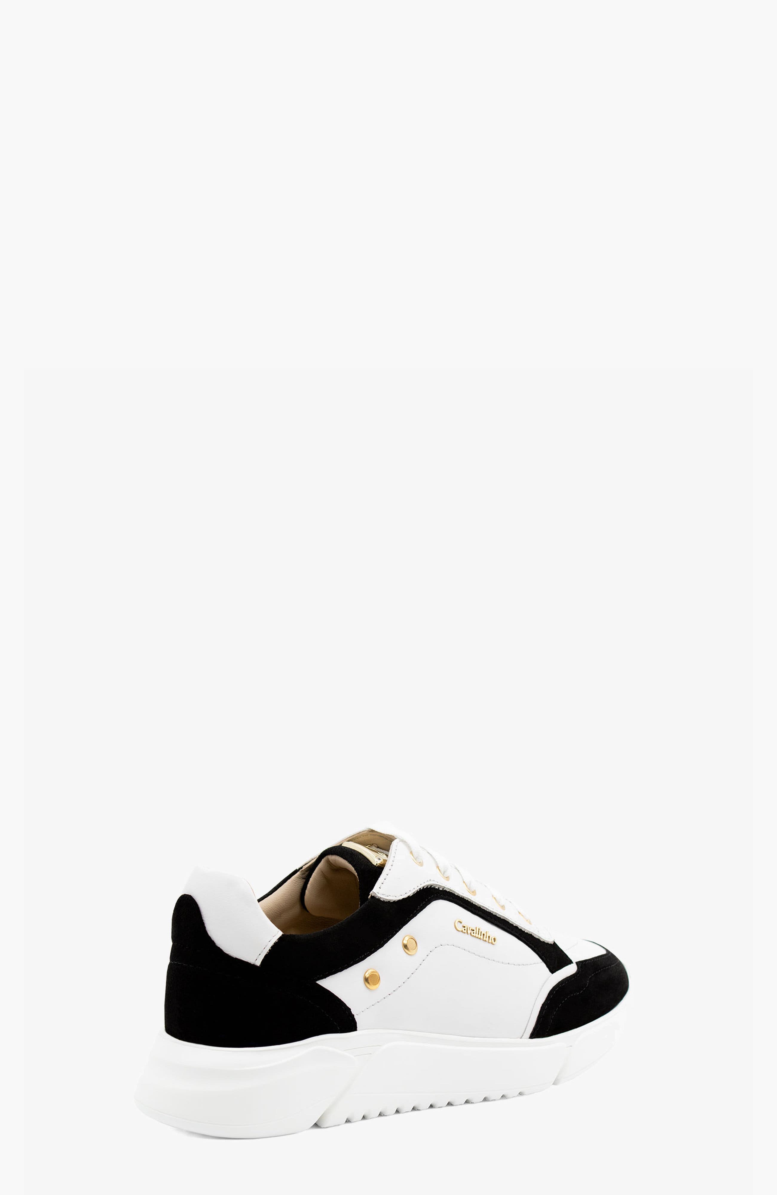 Noble Leather Sneakers, Alternate, color, Black