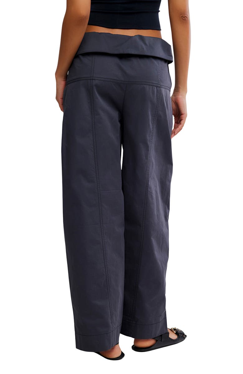 Free People Fisherman Pants, Alternate, color, Washed Black