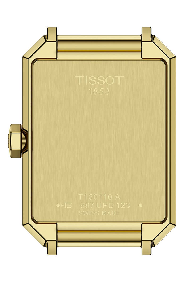 Tissot SRV Bracelet Watch, 30mm, Alternate, color, Champagne / Golden