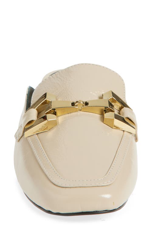 Koko + Palenki Sagee Patent Leather Mule In Neutral