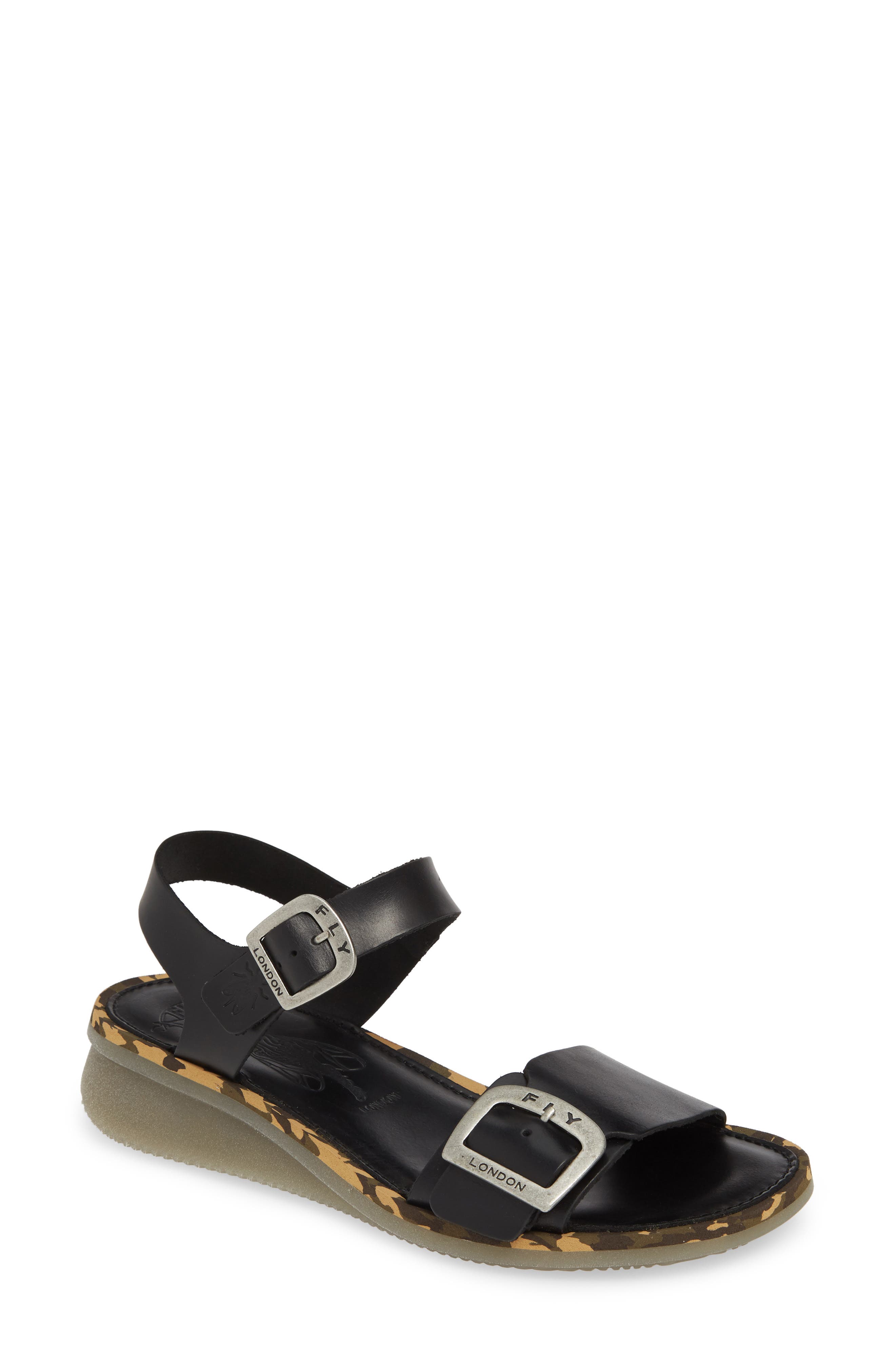 Fly London Comb Sandal, Main, color, 