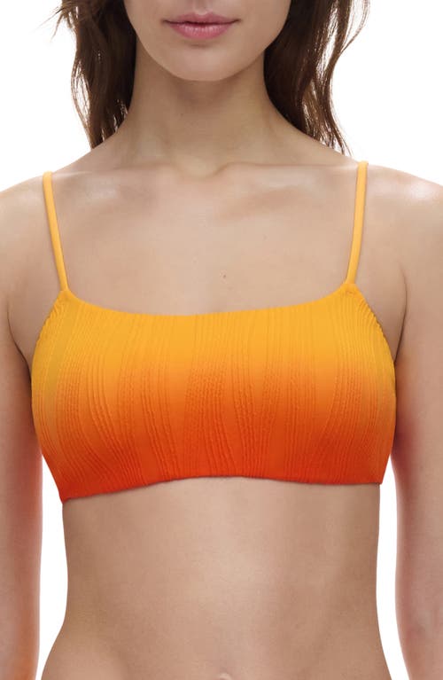 CHANTELLE PULP Jacquard Bikini Top in Sunrise Tie-Dye  product