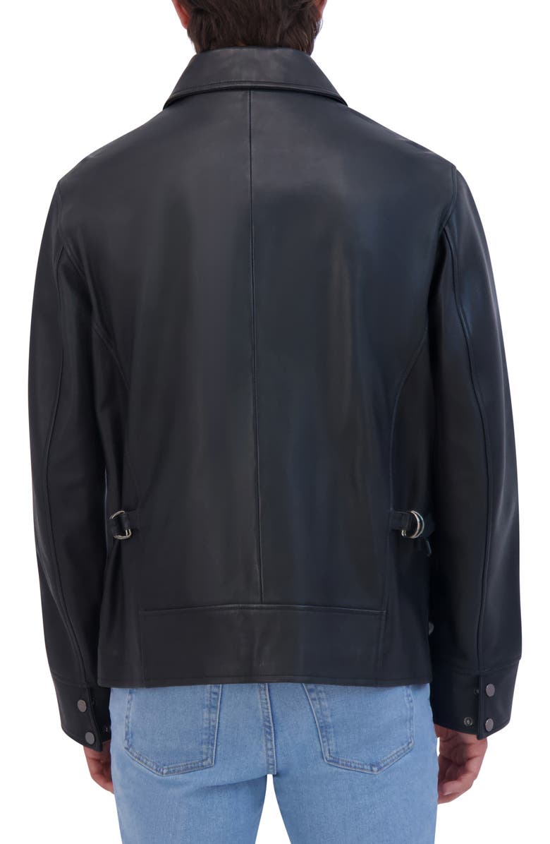 Robert Graham Lambskin Leather Jacket, Alternate, color, 