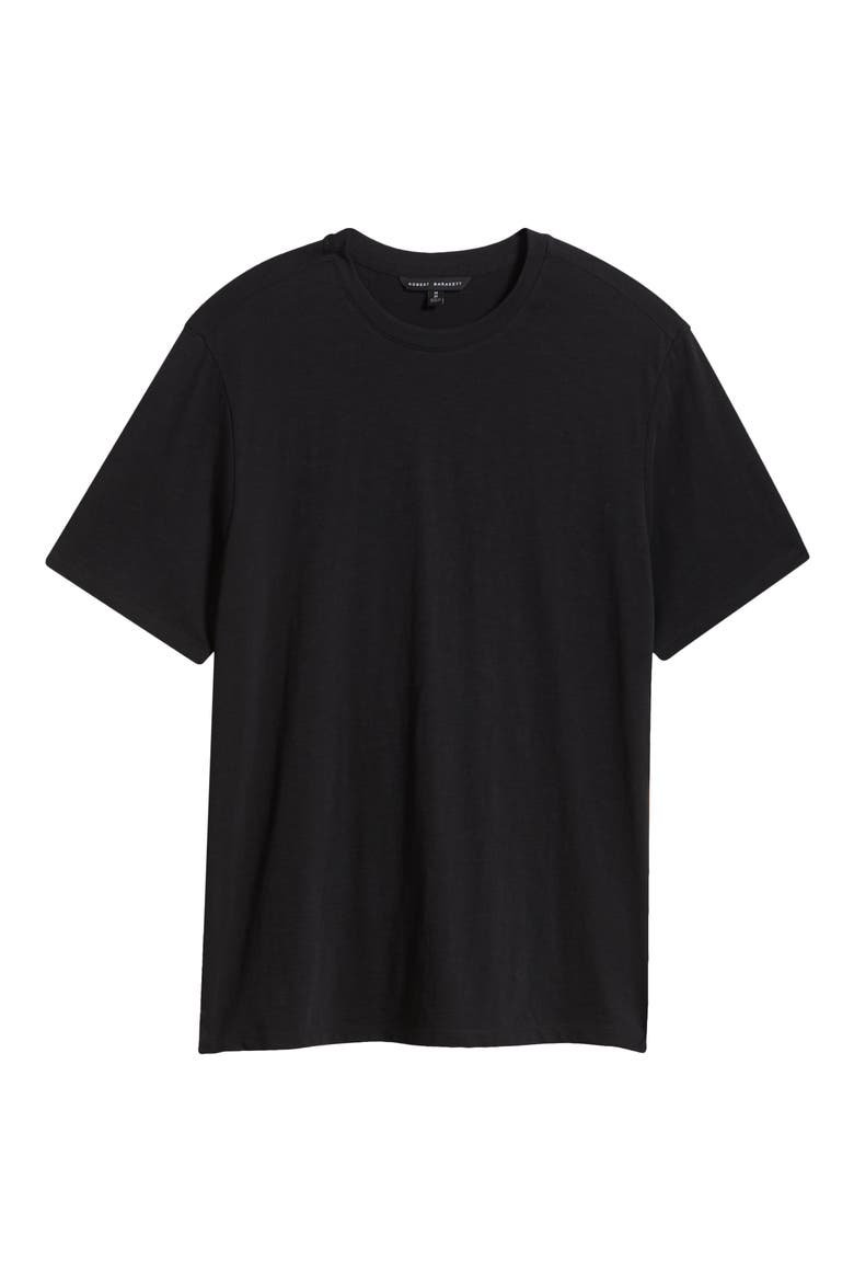 Brightwood Slub Cotton T-Shirt, Alternate, color, BLACK