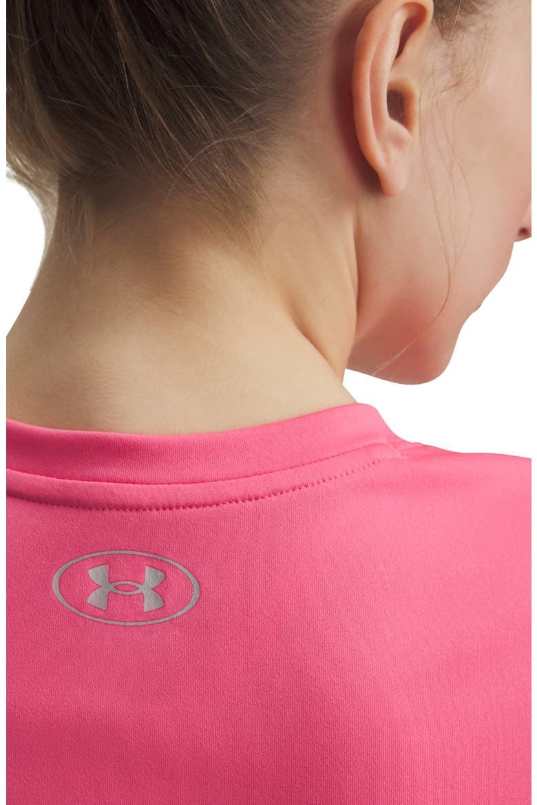 Velocity Solid V-Neck T-Shirt, Alternate, color, SUPER PINK