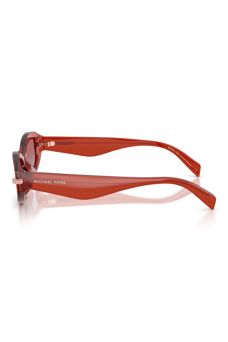 Wilmington 54mm Oval Sunglasses, Alternate, color, PINK TORTOISE