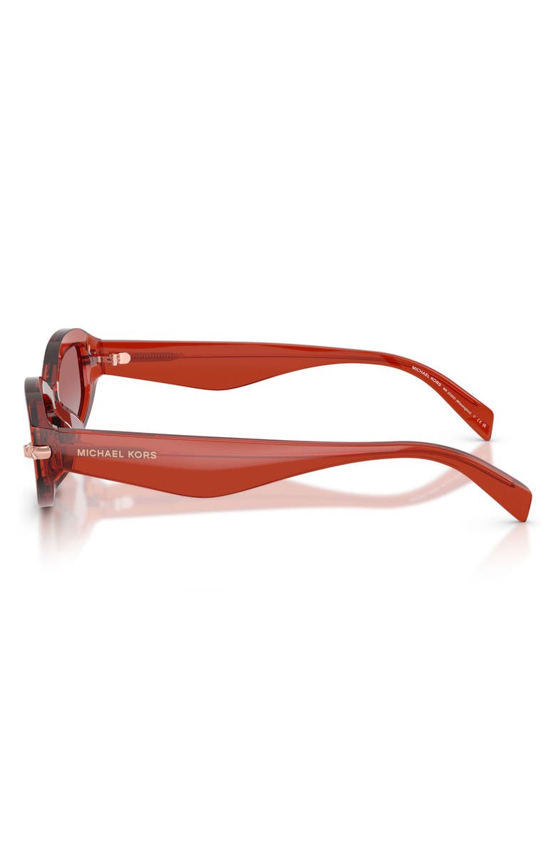 Michael Kors Wilmington 54mm Oval Sunglasses, Alternate, color, Soft Pink Transparent / Pink