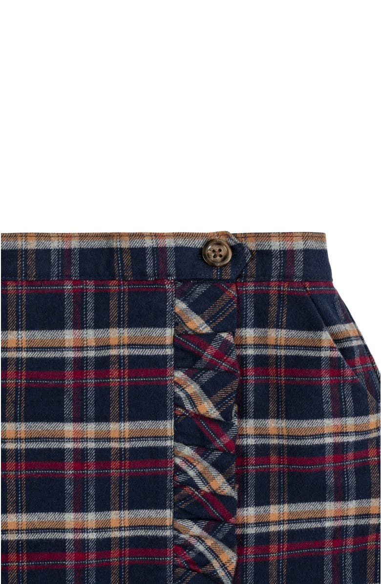Hope & Henry Girls' Flannel Ruffle Skirt, Toddler, Alternate, color, 